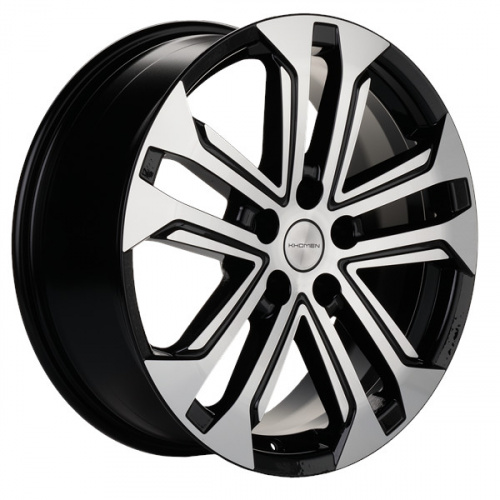 Диск Khomen 1803 7x18 5*110 Et:50 Dia:63,3 Black-FP