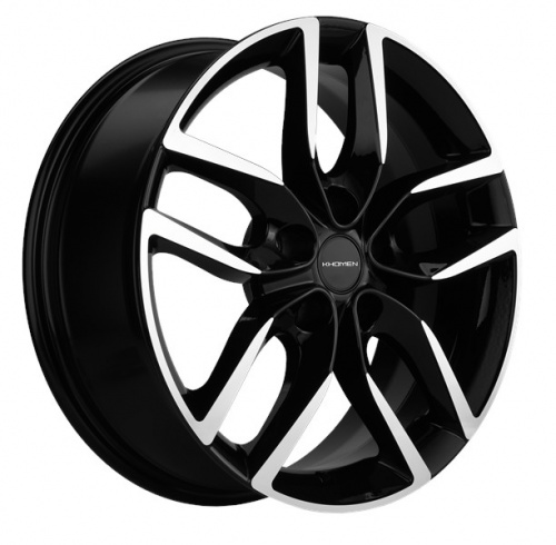 Диск Khomen 1708 6,5x17 5*108 Et:43 Dia:65,1 Black-FP