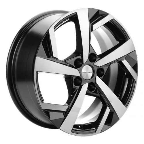 Диск Khomen 1712 7x17 5*110 Et:40 Dia:67,1 Black-FP