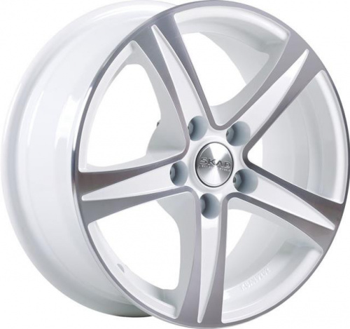 Диск Скад Sakura 6,5x15 5*114,3 Et:43 Dia:67,1 алмаз-белый