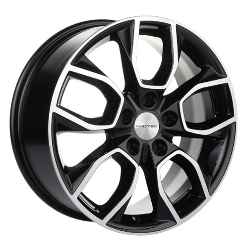 Диск Khomen 1713 7x17 5*114,3 Et:45 Dia:60,1 Black-FP