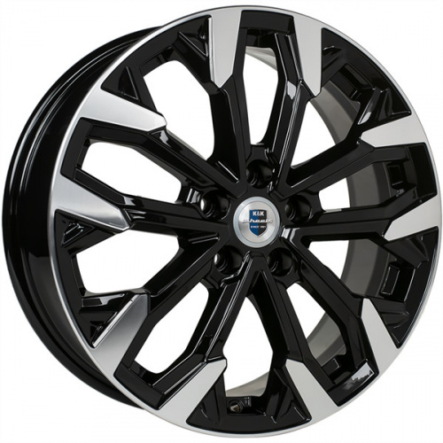 Диск K&K Морейн 6,5x17 5*105 Et:38 Dia:56,6 алмаз чёрный
