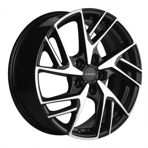 Диск Khomen 1722 6,5x17 5*114,3 Et:40 Dia:64,1 Black-FP