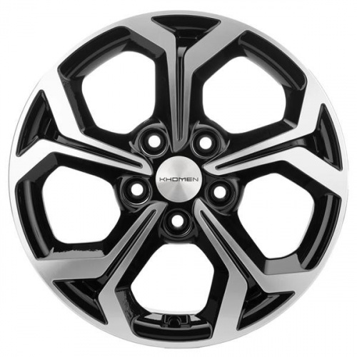 Диск Khomen 1606 6,5x16 5*114,3 Et:43 Dia:67,1 Black-FP