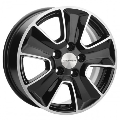 Диск Khomen 1601 6,5x16 5*114,3 Et:43 Dia:67,1 Black-FP
