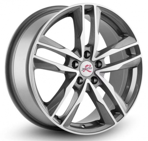 Диск X'trikeRST R128 7,5x18 5*108 Et:47 Dia:60,1 BK/FP