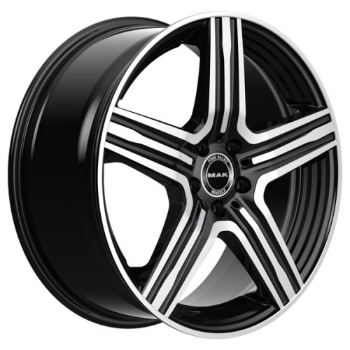 Диск MAK Lewis 9x21 5*112 Et:45 Dia:66,6 Gloss Black Mirror Ring