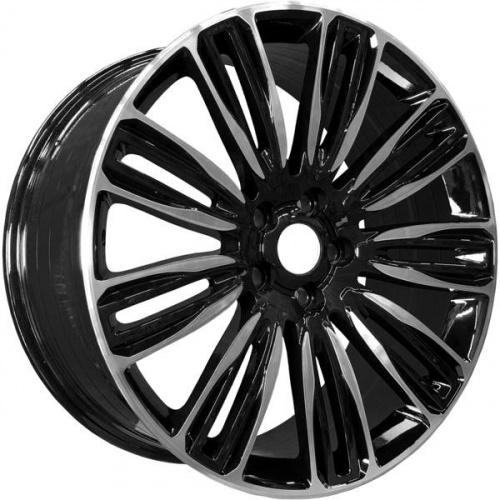 Диск Powcan 5312 9,5x21 5*120 Et:48 Dia:72,6 Gloss Black Machine Face