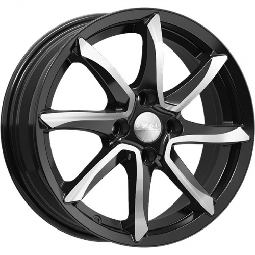 Диск Скад Осака 6x15 4*100 Et:50 Dia:60,1 чёрный бархат