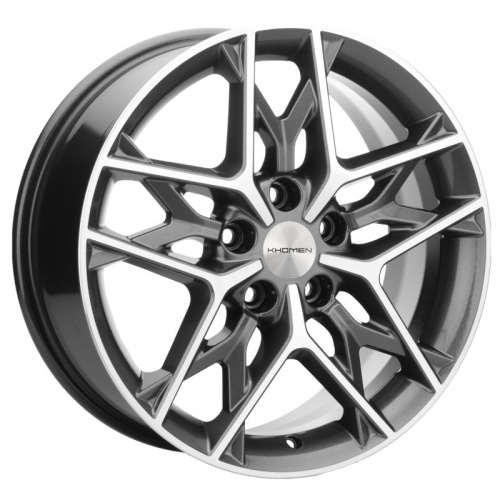 Диск Khomen 1709 7x17 5*114,3 Et:43,5 Dia:67,1 Gray-FP