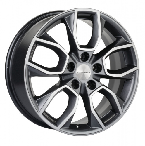 Диск Khomen 1713 7x17 5*114,3 Et:45 Dia:60,1 Black