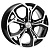 Диск Khomen 1702 7x17 5*108 Et:50 Dia:63,3 Black-FP