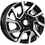 Диск KDW KD1420 5,5x14 4*100 Et:40 Dia:60,1 Black Front Polished