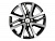 Диск Khomen 1609 6x16 4*100 Et:47 Dia:56,6 Black-FP