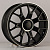 Диск Powcan Y1188 8,5x20 5*112 Et:35 Dia:66,6 Black Matt With Lip Polish