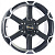Диск Khomen 1702 7x17 5*108 Et:43 Dia:65,1 Black-FP
