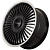 Диск FF REW026 7,5x17 5*112 Et:35 Dia:73,1 Black Machined Lip