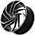 Диск FF FBX104 7x16 4*100 Et:35 Dia:73,1 Black Machine Face