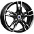 Диск K&K Солар 7x17 4*100 Et:41 Dia:60,1 алмаз-чёрный