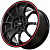 Диск FF R115 7x15 4*98 Et:35 Dia:73,1 Matt Black + Red Line