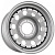 Диск Grizzly SW04 7x16 5*139,7 Et:0 Dia:108,5 Silver + Black Rivet