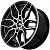 Диск Kipardo KF66 8,5x18 6*139,7 Et:30 Dia:108,1 Black Machined Face