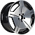 Диск INCH ULF-R20 9,5x20 5*112 Et:43 Dia:56 Black machine face+milling spokes before painting