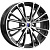 Диск K&K Меандр-оригинал 6 x 16 4*100 Et: 45 Dia: 67,1 алмаз чёрный