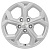 Диск Khomen 1606 6,5 x 16 5*114,3 Et: 50 Dia: 66,1 F-SILVER