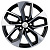 Диск Khomen 1703 7 x 17 5*114,3 Et: 39 Dia: 60,1 Black-FP