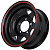 Диск Grizzly XQR00401 7 x 16 5*139,7 Et: -5 Dia: 108,5 Shinning Black With 2 Red Line
