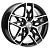 Диск Khomen 1709 7 x 17 5*114,3 Et: 50 Dia: 67,1 Black-FP