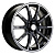 Диск Khomen 1707 6,5 x 17 4*98 Et: 38 Dia: 58,6 Black-FP