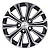 Диск Khomen 1610 6,5 x 16 5*108 Et: 50 Dia: 63,35 BLACK-FP