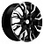 Диск Khomen 1809 7x18 5*114,3 Et:38 Dia:67,1 Black-FP