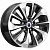 Диск K&K Авиор 7x17 5*108 Et:45 Dia:67,1 алмаз чёрный