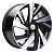 Диск Khomen 1801 7,5x18 5*108 Et:40 Dia:60,1 Black-FP