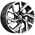 Диск K&K КС1030 6x15 4*100 Et:39 Dia:60,1 алмаз чёрный