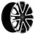 Диск Khomen 1805 7,5x18 6*139,7 Et:38 Dia:100,1 Black-FP
