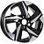 Диск KDW KD1520 6x15 4*100 Et:46 Dia:54,1 Black Front Polished