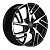 Диск Khomen 1722 6,5x17 5*114,3 Et:40 Dia:64,1 Black-FP