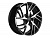 Диск Khomen 1722 6,5x17 5*114,3 Et:45 Dia:54,1 Black-FP