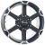 Диск Khomen 1702 7x17 5*108 Et:43 Dia:65,1 Black-FP