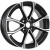 Диск KDW KD1590 6x15 4*100 Et:45 Dia:54,1 Black Front Polished