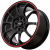 Диск FF R115 7x15 4*98 Et:35 Dia:73,1 Matt Black + Red Line