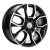 Диск Khomen 1713 7 x 17 5*114,3 Et: 40 Dia: 66,1 Black-FP Диск Khomen 1713 7 x 17 5*114,3 Et: 40 Dia: 66,1 Black-FP