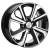 Диск Khomen 1501 6 x 15 4*100 Et: 40 Dia: 60,1 Black-FP Диск Khomen 1501 6 x 15 4*100 Et: 40 Dia: 60,1 Black-FP