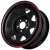 Диск Grizzly SW01 9 x 16 6*139,7 Et: -30 Dia: 110,1 Shinning Black With 2 Red Line