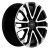 Диск Khomen 1805 7,5x18 6*139,7 Et:38 Dia:67,1 Black-FP