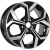Диск KDW KD1639 6,5x16 5*114,3 Et:50 Dia:67,1 Black Front Polished